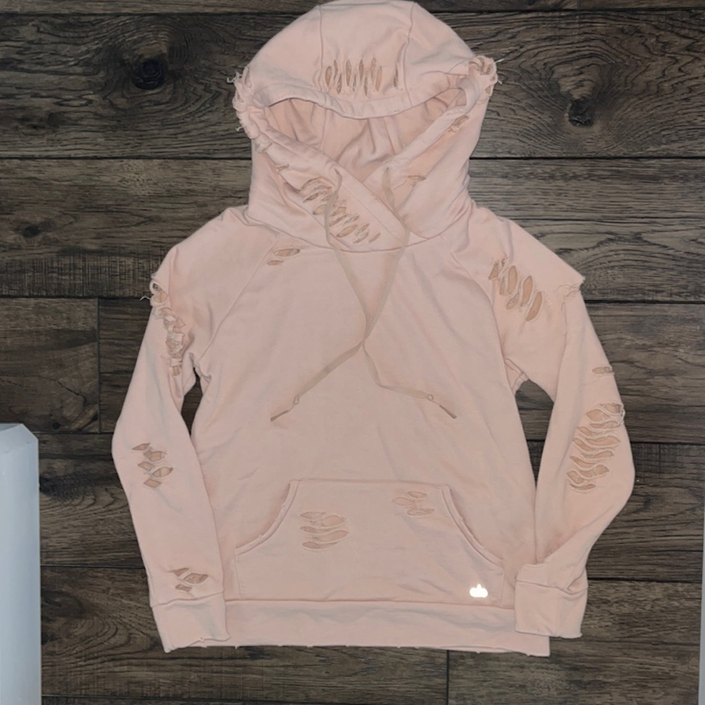 Alo Yoga Distressed Hoodie